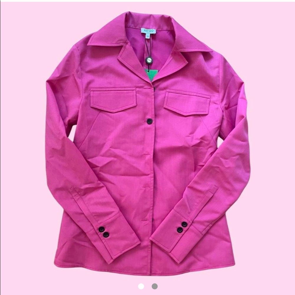 Kenzo Pink Button-Up Shirt